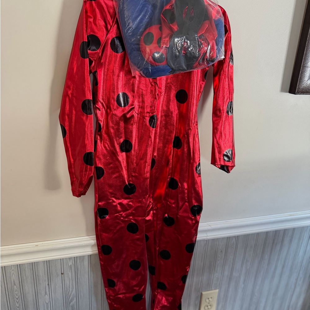 Red and Black Polka Dot Kids Costume